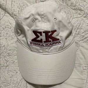 Sigma Kappa lettered hat